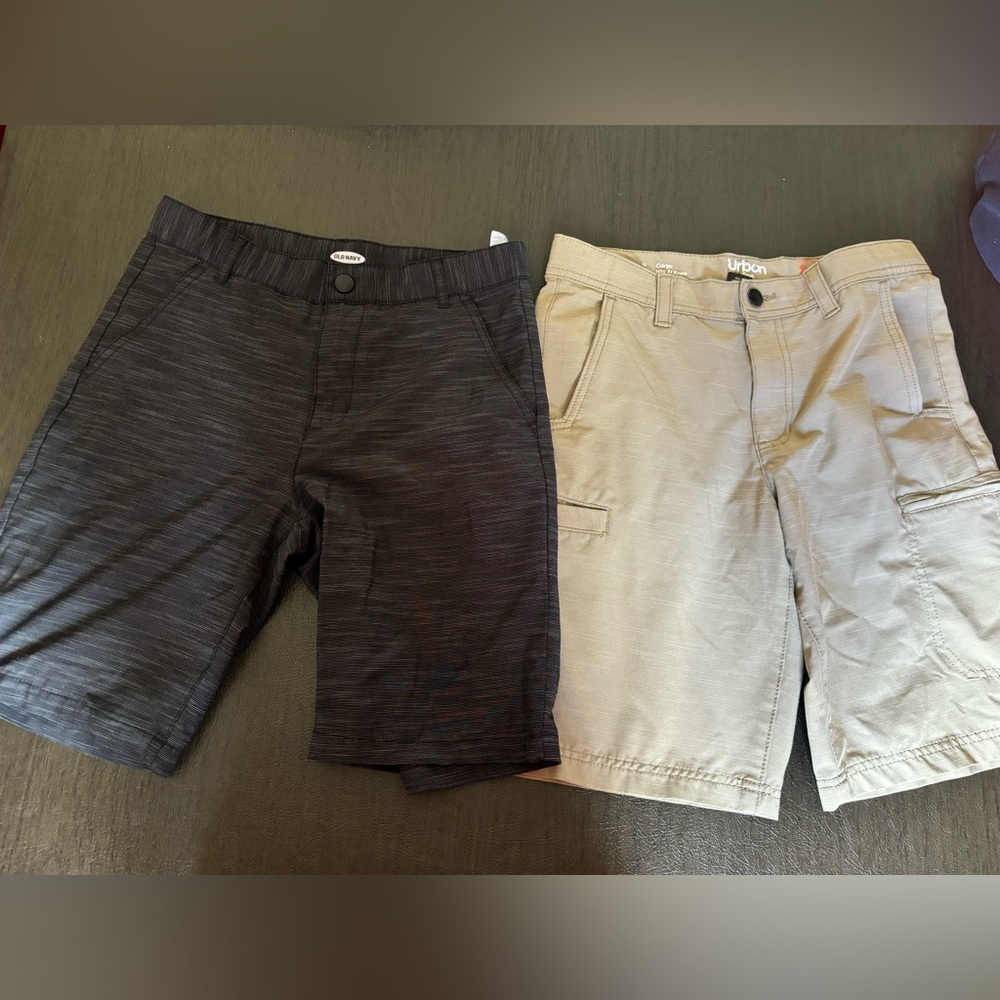 Boy’s shorts.  Size 14.  2 pair.  Great for golf.